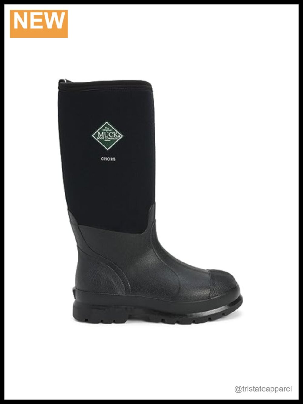 Men's Chore Tall Work Boot - Pull-On, Water Resistant, Rubber Outsole, Steel